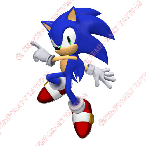 Sonic the Hedgehog Customize Temporary Tattoos Stickers NO.5287